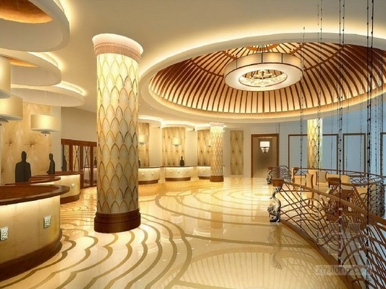 度假酒店餐厅室内设计资料下载-[浙江]某品牌国际连锁五星级度假酒店室内设计方案