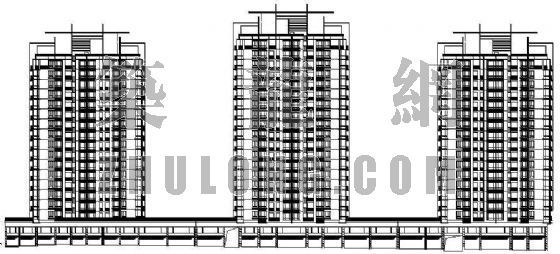户型高层住宅楼建筑设计资料下载-某高层住宅楼施工图