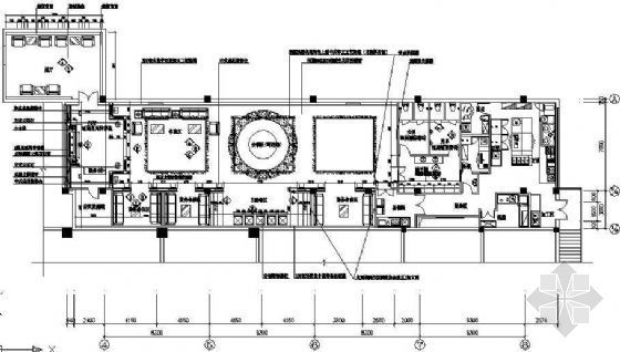 装修餐厅CAD图资料下载-某中式餐厅装修图
