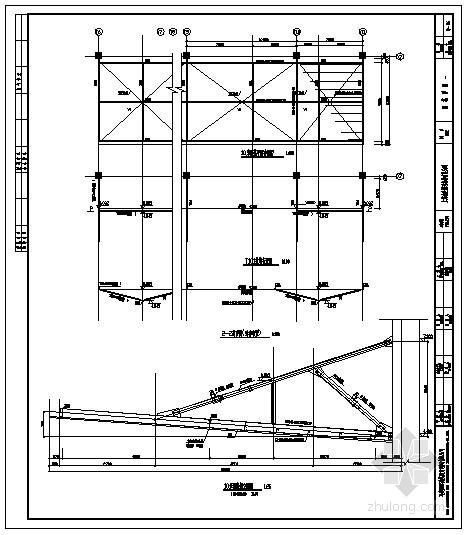 10m跨钢结构桥梁资料下载-悬挑10m钢结构雨篷详图