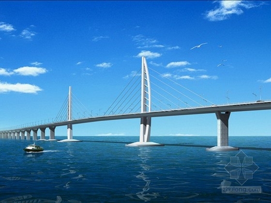 75m跨桥梁资料下载-跨海大桥总体设计方案及施工场地布置图92页