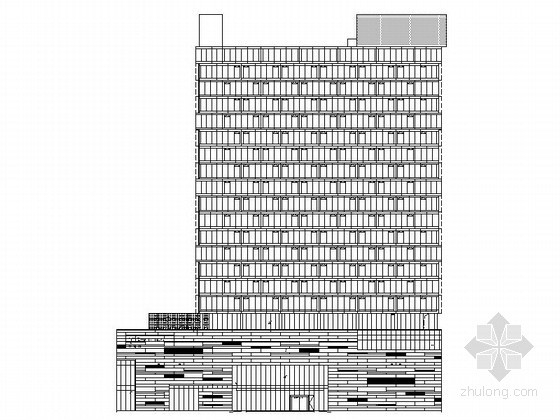 安曼酒店规划方案资料下载-现代风格国际酒店规划方案图