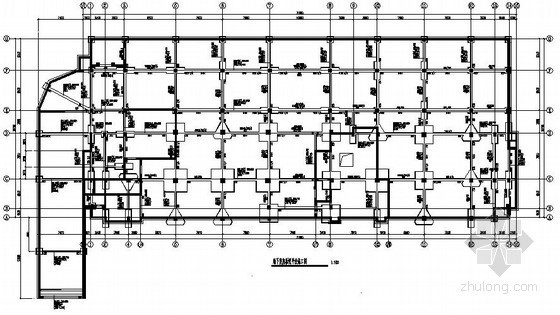 5层办公楼一层地下室资料下载-一层人防地下室结构施工图图