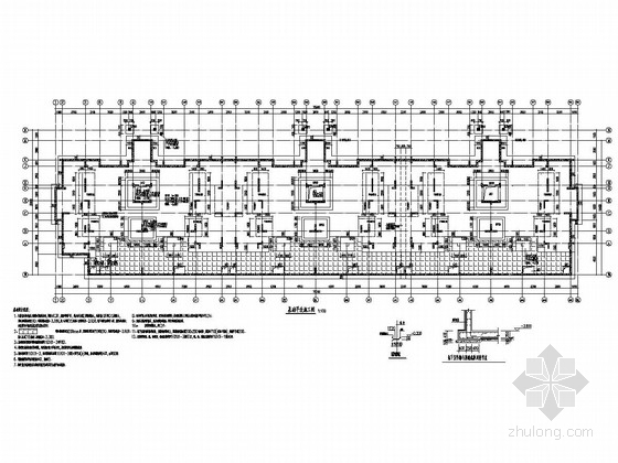 楼梯储藏室资料下载-[河南]七层剪力墙结构住宅楼结构图（地下一层储藏室）