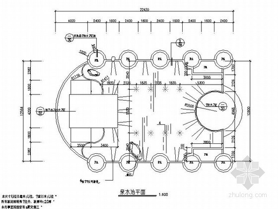 别墅中庭设计案例资料下载-[福建]厦门某海湾中庭设计施工图