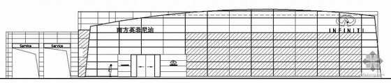 某汽车展厅建筑方案图资料下载-[深圳]某汽车展厅建筑结构施工图