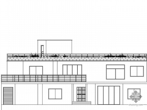 su二层建筑模型资料下载-某二层别墅建筑扩初图