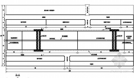 南京施工现场九牌二图资料下载-钢梁存放、预拼场施工现场布置图