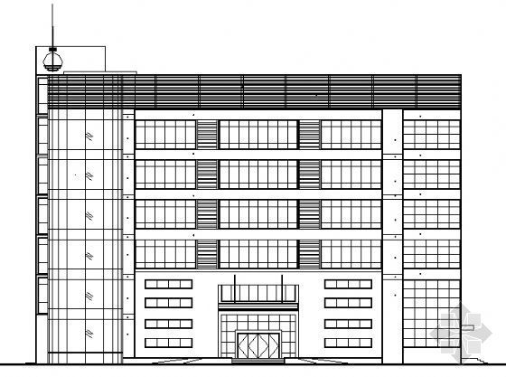 6层建筑施工图算量广东资料下载-广东某镇六层办公楼建筑施工图