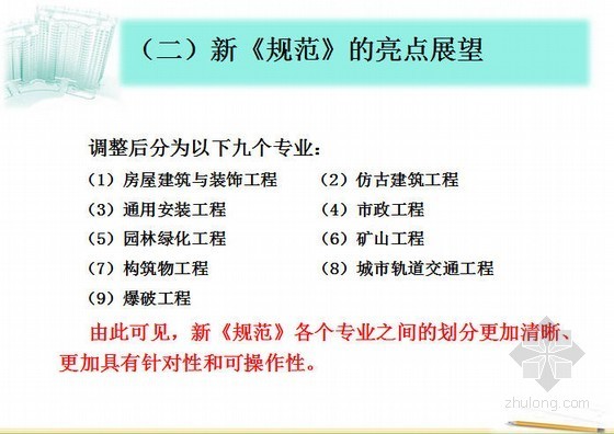 2013清单计价视频课件资料下载-2013版《建设工程量清单计价规范》学习课件（住建部）