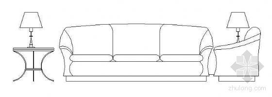 CAD沙发立面资料下载-沙发立面CAD图块5