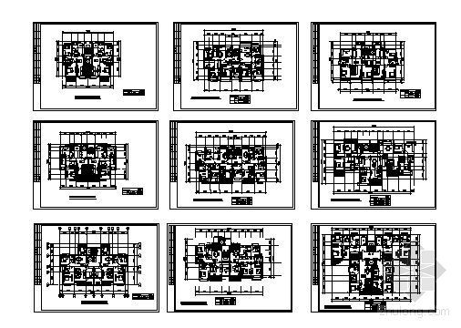 130平方单层别墅图纸资料下载-某小高层85-130平方米房型