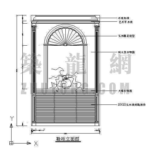 鞋柜衣柜cad图资料下载-鞋柜