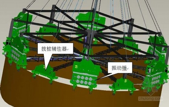 钢管桩施工流程图资料下载-[广东]跨河大桥钢管复合桩及大直径钢管围堰施工方案