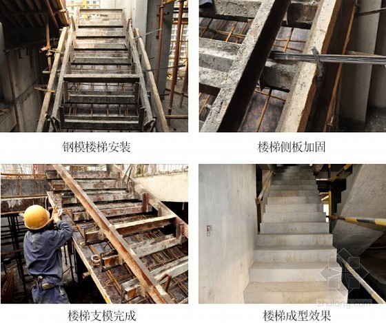 名企编制建筑工程施工现场具体实施标准化图集（附图丰富 152页）-楼梯模板.
