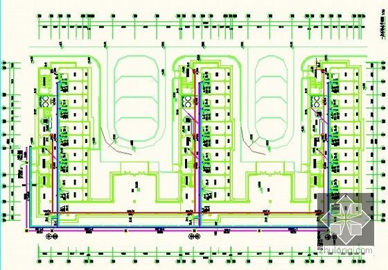 [山东]2014年公寓楼建筑安装工程预算书(含全套图纸)-一层给排水平面图
