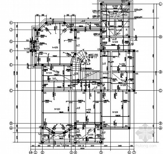 2层别墅砖混结构资料下载-两层砖混别墅结构施工图