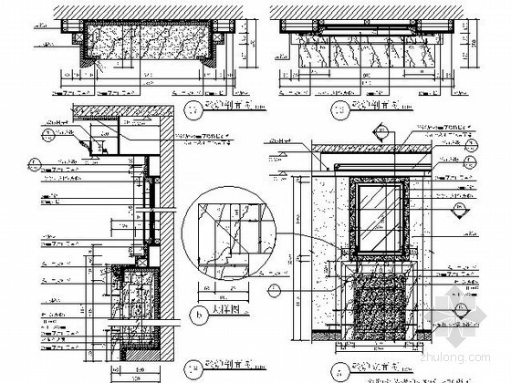 壁炉节点cad资料下载-样板房壁炉详图