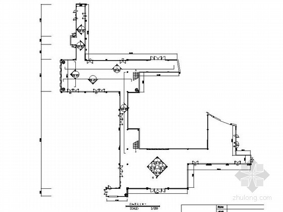 学术中心建筑图资料下载-学术中心公共空间走廊装饰装修图