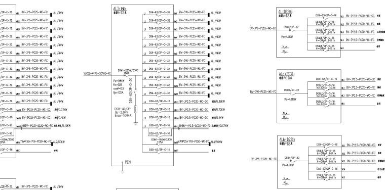 基辅新旧混合优雅公寓资料下载-某老年公寓电气设计图