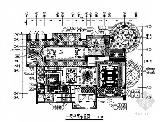 2层欧式别墅效果图资料下载-[上海]豪华古典二层别墅欧式风格样板房装修图（含效果图）