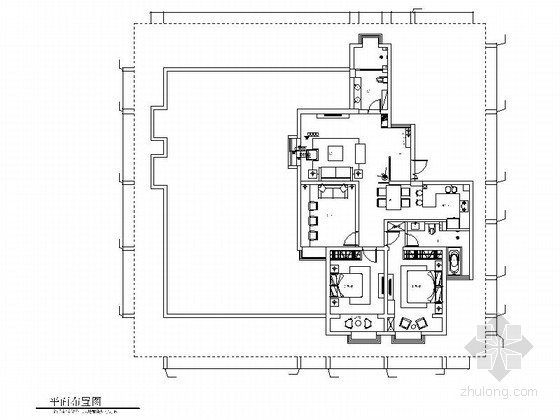 5平米餐厅装修图资料下载-[安徽]现代风格149平米三居室室内装修图（含效果）