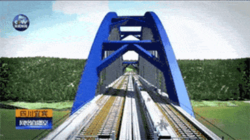 世界最大跨度钢箱拱桥“成贵高铁金沙江公铁两用大桥”主拱合龙_3