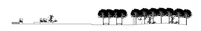 机关单位花园设计-竖向设计图