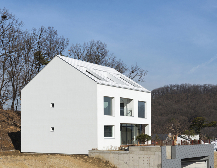 住宅交往空间资料下载-韩国A住宅