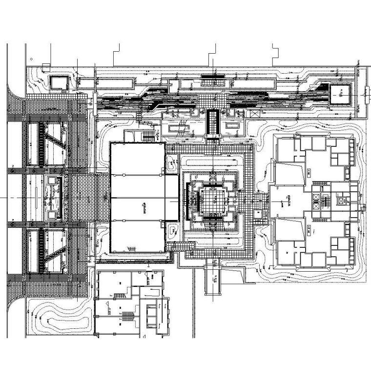 栈道施工图CAD资料下载-[北京]保利东郡居住区样板区施工图设计（CAD）