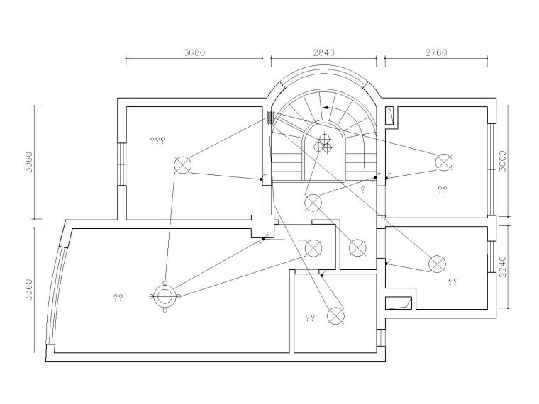 214套别墅室内装饰户型布局CAD设计图（附预算图集）-DBDQ003-Model