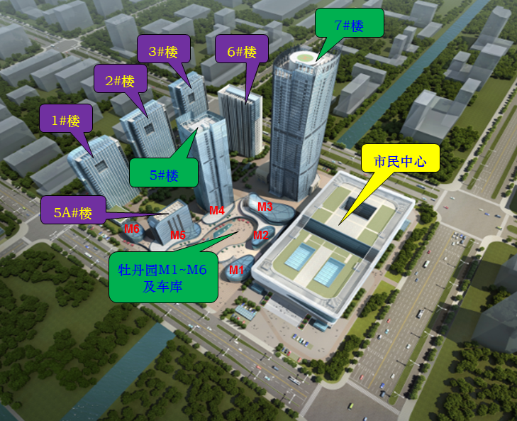 新加坡市民中心资料下载-[洛阳]城市广场项目暨市民中心西地块牡丹广场施工组织设计（共134页，图文丰富）