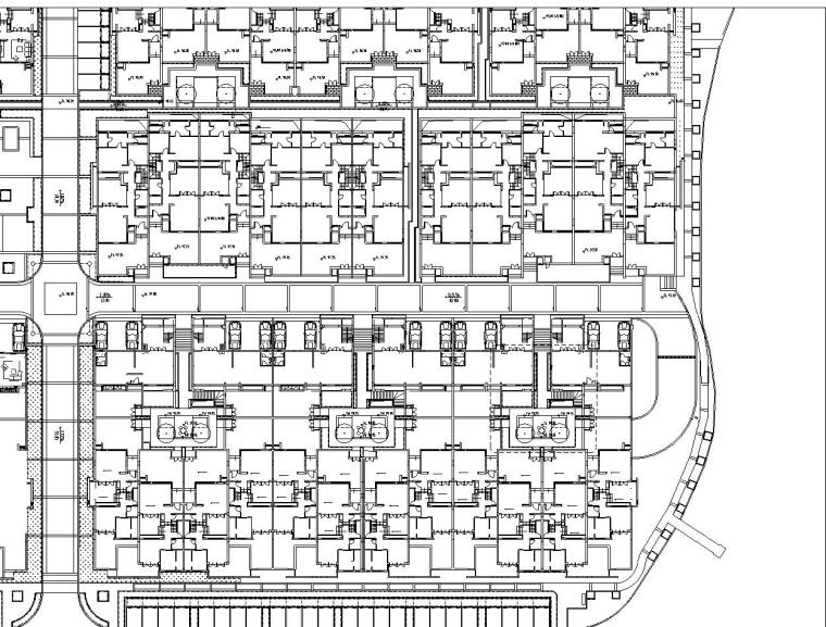 四合院建筑方案施工图资料下载-[广东]第5园华宇居住区村落四合院花园全套景观施工图设计（包含CAD）