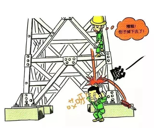 建筑工程安全宣传标语漫画资料下载-工友们一看就懂的施工安全小漫画