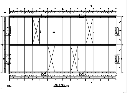 门式钢架排水坡度资料下载-门式钢架厂房计算实例