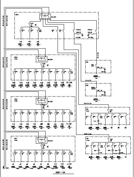 某商业广场应急照明系统图-系统图6