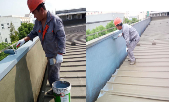 外墙彩钢板施工资料下载-彩钢屋面防水防腐施工方案