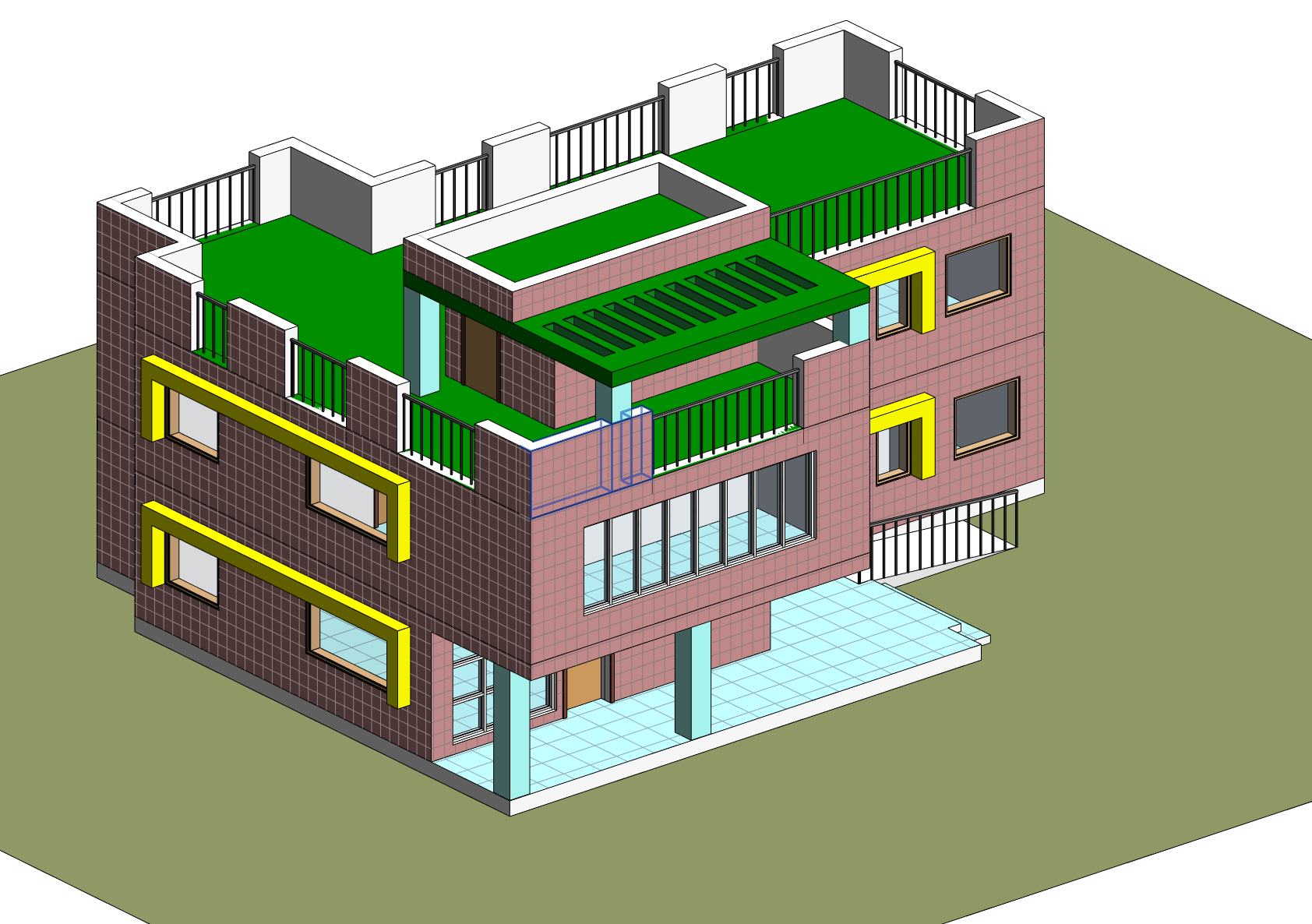 [分享]bim1级等级考试第10期第5题住宅练习