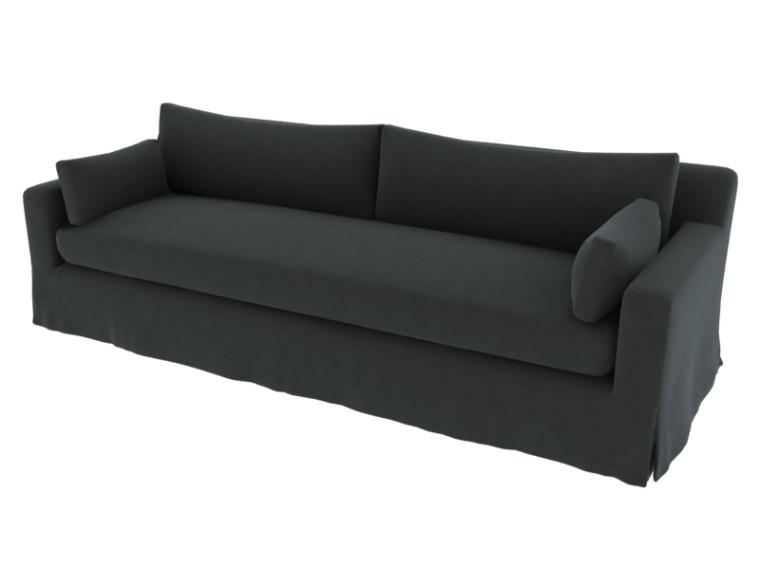 灰色沙发3D模型下载-灰色沙发