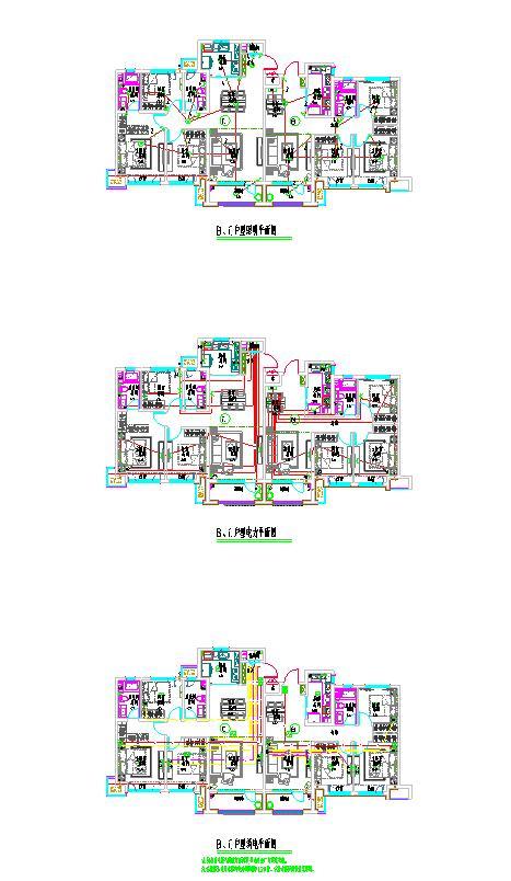 苏州住宅项目-户型电气平面图