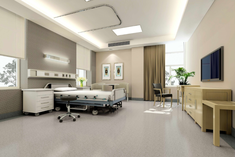 某大型医院七院室内设计装修方案及效果图（20张）-VIP病房效果图