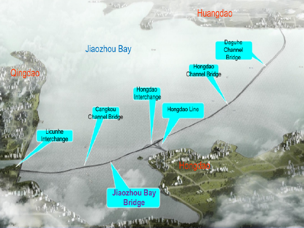 胶州湾跨海大桥设计关键施工技术_2