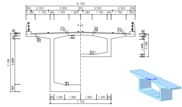 2跨预应力混凝土连续箱梁分析midas算例192页PPT（非常实用）_3