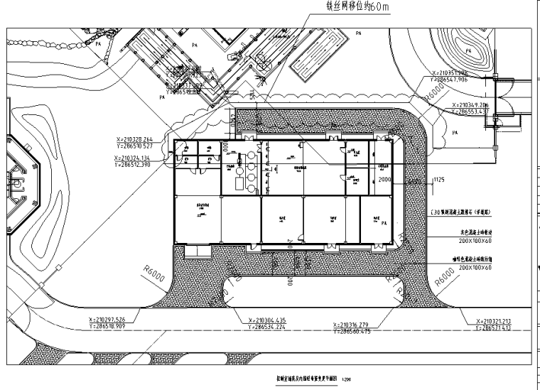 [哈尔滨]某地方大湖秀居住区景观设计全套施工图（基础加钢筋+推荐下载）-控制室铺装详图