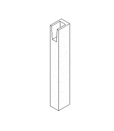 带矩形叉的承重矩形柱资料下载-预制-带圆锥体形叉的承重矩形柱