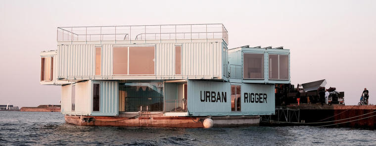 哥本哈根集装箱公寓资料下载-BIG作品——漂浮在海上的集装箱公寓