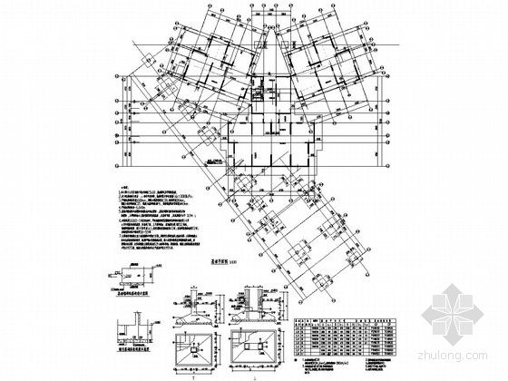 4层带阁楼住宅楼图纸资料下载-34层(带阁楼)剪力墙结构住宅楼结构施工图