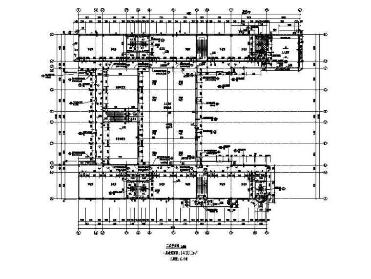 [广州]三层欧式风格涂料外墙镇级幼儿园建筑施工图-三层欧式风格涂料外墙镇级幼儿园建筑施工图