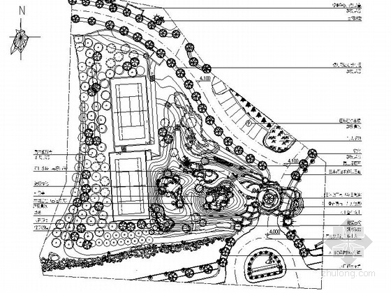 古典园林别墅景观规划资料下载-[上海]都市庄园山林别墅景观规划设计施工图