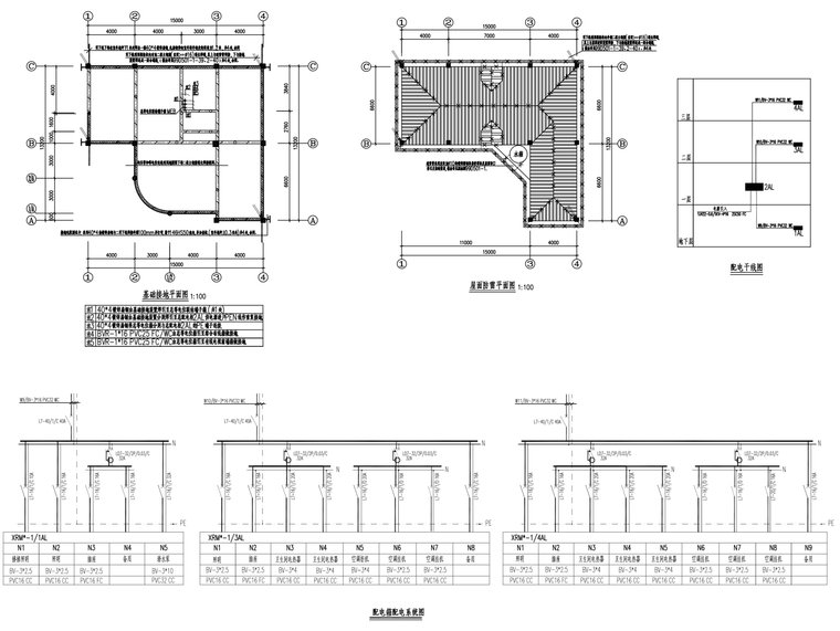 欧式新农村3层独栋别墅建筑设计施工图（含全套CAD图纸）-屏幕快照 2019-01-09 上午9.50.01